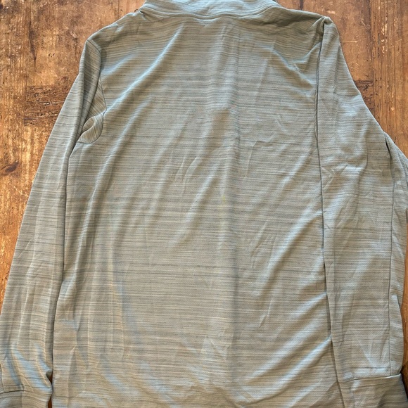 Nike Dri-Fit Racer Running Top Men XL Top 1/4 Zip Green - Picture 3 of 8